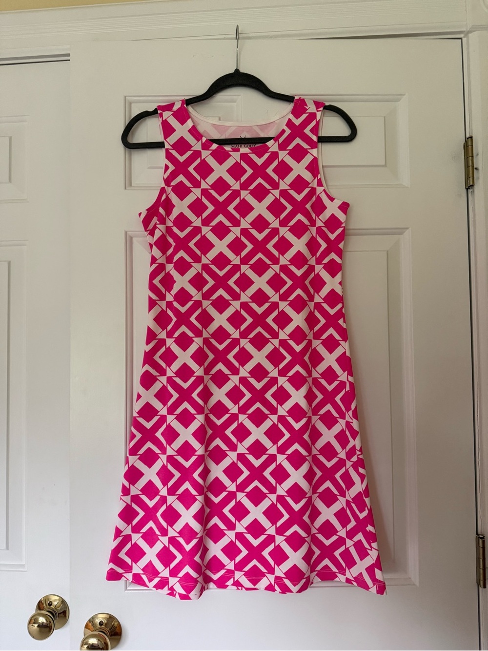 Mahi Gold Sleeveless Shift Dress - Size S (NWOT)